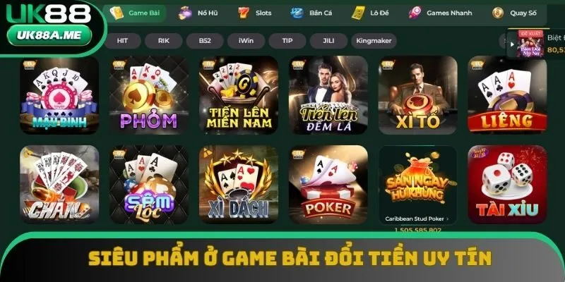 Siêu phẩm ở game bài đổi tiền uy tín