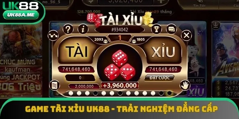 Game Tài Xỉu UK88 - Trải Nghiệm Không Gian Cá Cược Đẳng Cấp