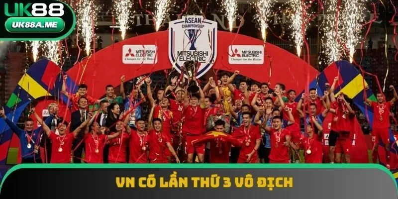 Thắng lợi trên sân khách giúp VN có lần thứ 3 lên ngôi ở các kỳ AFF Cup